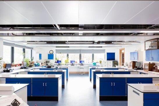 Classroom Setting Using Armstrong METAL D-H 700 From Knauf Ceiling Solutions